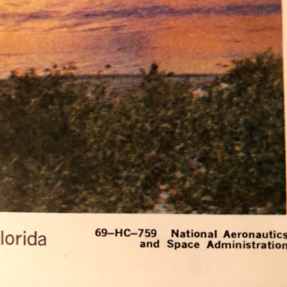 Vintage set of 5 1969 official NASA Photo Print Set - Picture 6 of 9